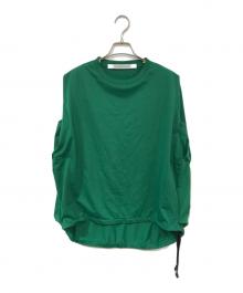 COGTHEBIGSMOKE（コグザビッグスモーク）の古着「HATTIE TOP DRYMASTER ESTEL JERSEY」｜グリーン