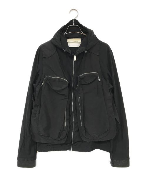 1017 ALYX 9SM（テンセブンティーン アリクス ナインエスエム）1017 ALYX 9SM (アリクス) Convertible Jacket ブラック サイズ:Lの古着・服飾アイテム