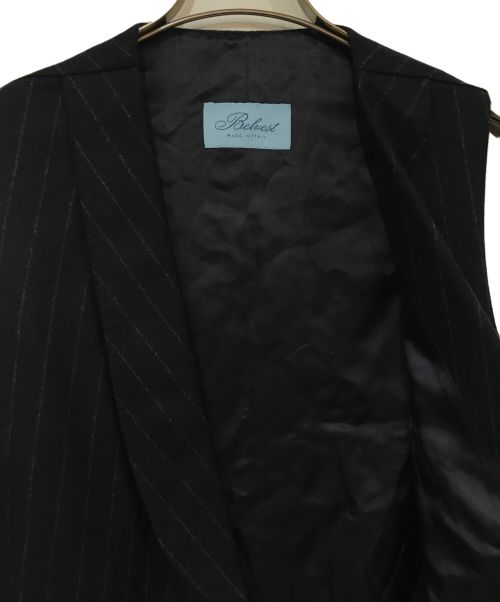 Belvest（ベルヴェスト）Belvest (ベルヴェスト) ウール3Pセットアップスーツ ネイビー サイズ:50の古着・服飾アイテム