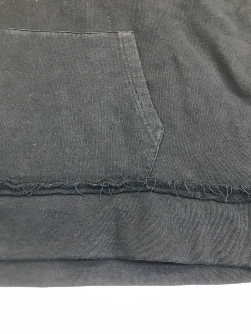 OFFWHITE（オフホワイト）OFFWHITE (オフホワイト) VIRGIL ABLOH BACK ALLOW HOODIE ブラック サイズ:Mの古着・服飾アイテム