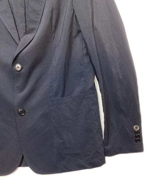 AOURE（アウール）AOURE (アウール) ナイロンテーラードジャケット ネイビー サイズ:Lの古着・服飾アイテム