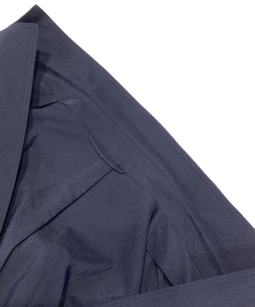 AOURE（アウール）AOURE (アウール) ナイロンテーラードジャケット ネイビー サイズ:Lの古着・服飾アイテム