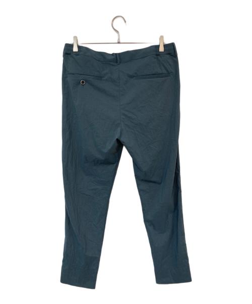 AOURE（アウール）AOURE (アウール) ナイロンストレッチパンツ ブルー サイズ:Ｌの古着・服飾アイテム