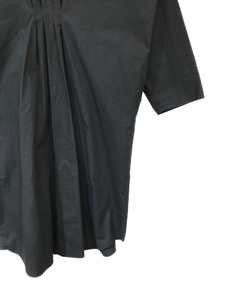 loin.（ロワン）loin. (ロワン) ギャザーワンピース ネイビー サイズ:Fの古着・服飾アイテム