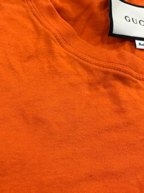 GUCCI（グッチ）GUCCI (グッチ) ヴィンテージロゴT-SHIRTS オレンジ サイズ:Sの古着・服飾アイテム