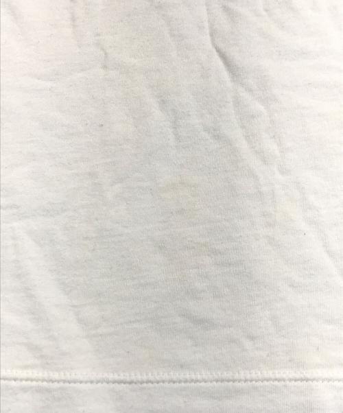GUCCI（グッチ）GUCCI (グッチ) ダメージ加工 ラビットアップリケ オールドロゴ Tシャツ ホワイト サイズ:Sの古着・服飾アイテム