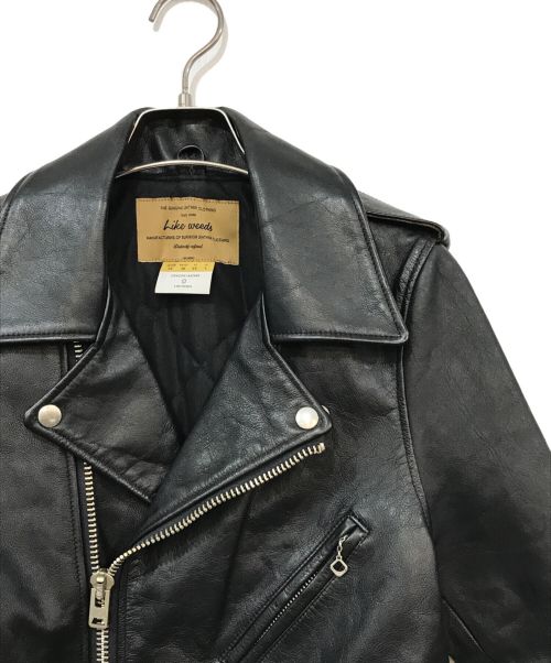 Like Weeds（ライクウィーズ）like weeds (ライクウィーズ) レザージャケット ブラック サイズ:Sの古着・服飾アイテム