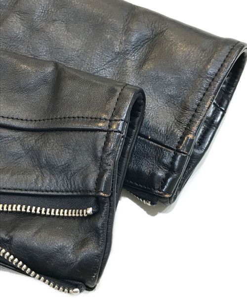 Like Weeds（ライクウィーズ）like weeds (ライクウィーズ) レザージャケット ブラック サイズ:Sの古着・服飾アイテム