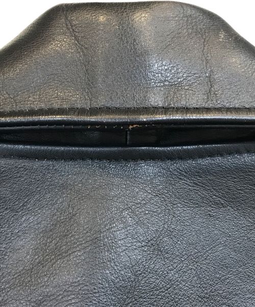 Like Weeds（ライクウィーズ）like weeds (ライクウィーズ) レザージャケット ブラック サイズ:Sの古着・服飾アイテム