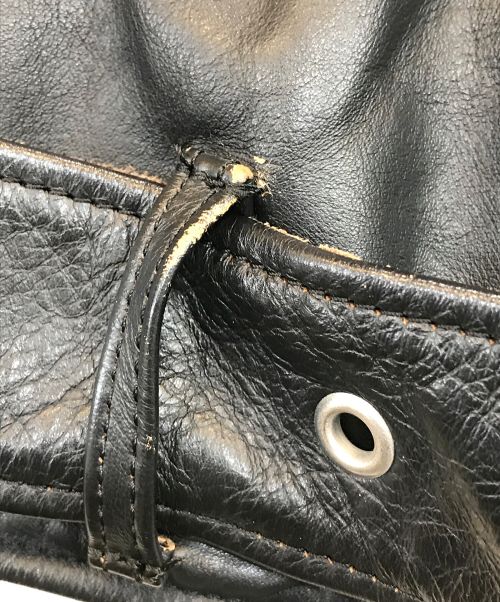 Like Weeds（ライクウィーズ）like weeds (ライクウィーズ) レザージャケット ブラック サイズ:Sの古着・服飾アイテム