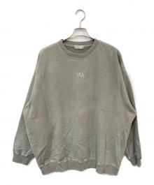 WIND AND SEA（ウィンダンシー）の古着「pigment-dye Crew Neck/ピグメントダイクルーネック」｜ベージュ