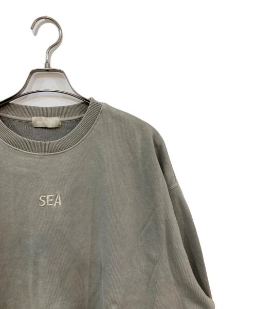 WIND AND SEA（ウィンダンシー）WIND AND SEA (ウィンダンシー) pigment-dye Crew Neck/ピグメントダイクルーネック ベージュ サイズ:SIZE XLの古着・服飾アイテム