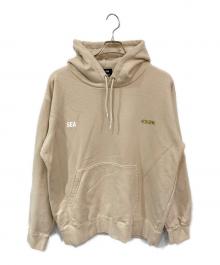 WIND AND SEA×呪術廻戦（ウィンダンシー×ジュジュツカイセン）の古着「バックプリントパーカー」｜ベージュ