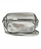 J&M DAVIDSONジェイ＆エム デヴィッドソン）の古着「LIPSTICK POCHETTE WITH STUDS/リップスティックポシェットウィズスタッズ」｜シルバー(色)