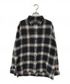 GOD SELECTION XXXゴッドセレクショントリプルエックス）の古着「ネルシャツ」｜ブラック