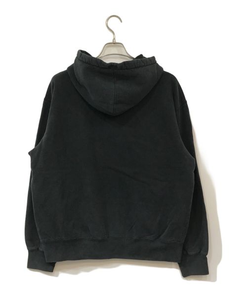 SUPREME（シュプリーム）Supreme (シュプリーム) Overdyed S Logo Hooded Sweatshirt/オーバーダイエスロゴフーディースウェットシャツ ブラック サイズ:Mの古着・服飾アイテム