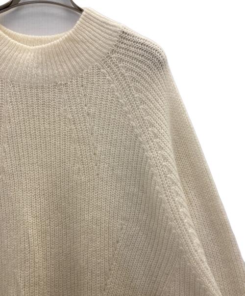 BLUE LABEL CRESTBRIDGE（ブルーレーベルクレストブリッジ）BLUE LABEL CRESTBRIDGE (ブルーレーベルクレストブリッジ) モヘヤ混ニット アイボリー サイズ:Ｍの古着・服飾アイテム