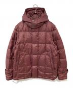 BURBERRY LONDONバーバリーロンドン）の古着「袖デタッチャブルダウンジャケット」｜レッド