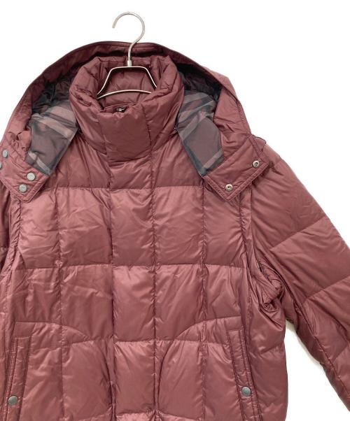 BURBERRY LONDON（バーバリーロンドン）BURBERRY LONDON (バーバリーロンドン) 袖デタッチャブルダウンジャケット レッド サイズ:Lの古着・服飾アイテム