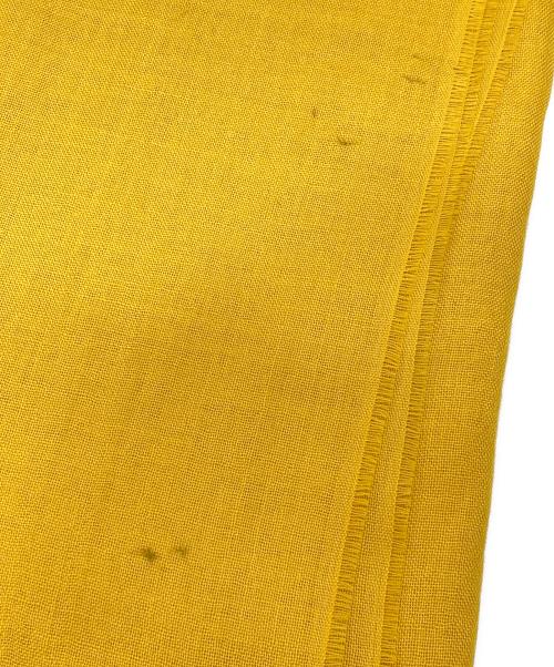 JOHNSTONS OF ELGIN（ジョンストンズオブエルガン）JOHNSTONS OF ELGIN (ジョンストンズオブエルガン) ストール イエローの古着・服飾アイテム