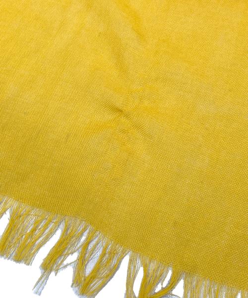 JOHNSTONS OF ELGIN（ジョンストンズオブエルガン）JOHNSTONS OF ELGIN (ジョンストンズオブエルガン) ストール イエローの古着・服飾アイテム