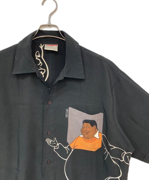 PLATINUM FUBU（プラチナムフブ）PLATINUM FUBU (プラチナムフブ) 半袖シャツ ブラック サイズ:XLの古着・服飾アイテム