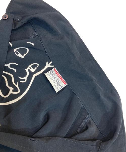 PLATINUM FUBU（プラチナムフブ）PLATINUM FUBU (プラチナムフブ) 半袖シャツ ブラック サイズ:XLの古着・服飾アイテム