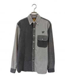HUMAN MADE（ヒューマンメイド）の古着「CRAZY CHAMBRAY SHIRT」｜グレー