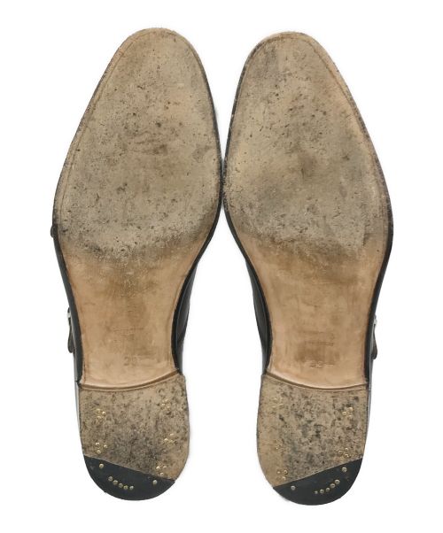 vass shoes（ヴァーシュ）vass shoes (ヴァーシュ) Double Monk ブラウン サイズ:39の古着・服飾アイテム