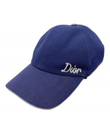 中古・古着通販】DIOR (ディオール) ロゴキャップ パープル｜ブランド