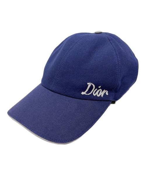 Dior（ディオール）DIOR (ディオール) ロゴキャップ パープルの古着・服飾アイテム