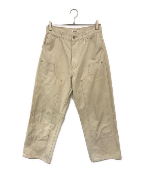 AURALEE（オーラリー）AURALEE (オーラリー) COTTON OILED CANVAS PANTS ベージュ サイズ:4の古着・服飾アイテム
