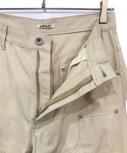 AURALEE（オーラリー）AURALEE (オーラリー) COTTON OILED CANVAS PANTS ベージュ サイズ:4の古着・服飾アイテム