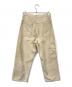 AURALEE (オーラリー) COTTON OILED CANVAS PANTS ベージュ サイズ:4：11000円