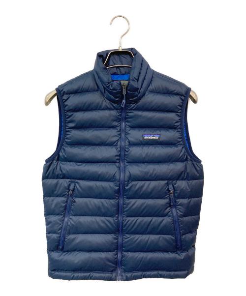 Patagonia（パタゴニア）Patagonia (パタゴニア) ダウン セーター ベスト ネイビー サイズ:SIZE XSの古着・服飾アイテム
