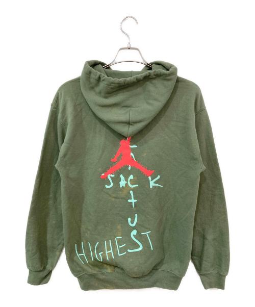 NIKE（ナイキ）NIKE (ナイキ) Travis Scott (トラヴィス・スコット) Cactus Jack Highest Hoodie/カクタスジャックハイエストフーディー グリーン サイズ:SIZE Sの古着・服飾アイテム