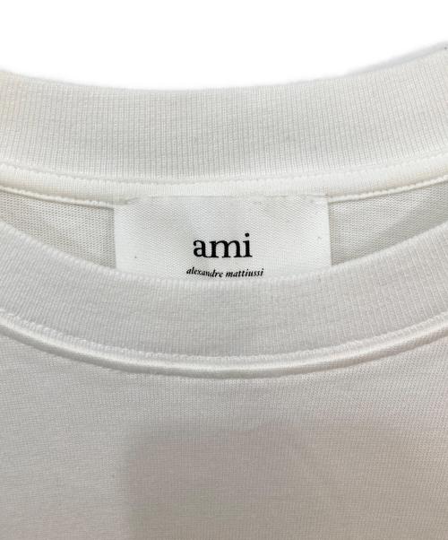 AMI Alexandre Mattiussi（アミアレクサンドルマテュッシ）AMI Alexandre Mattiussi (アミアレクサンドルマテュッシ) ハートロゴTシャツ ホワイト サイズ:XXLの古着・服飾アイテム