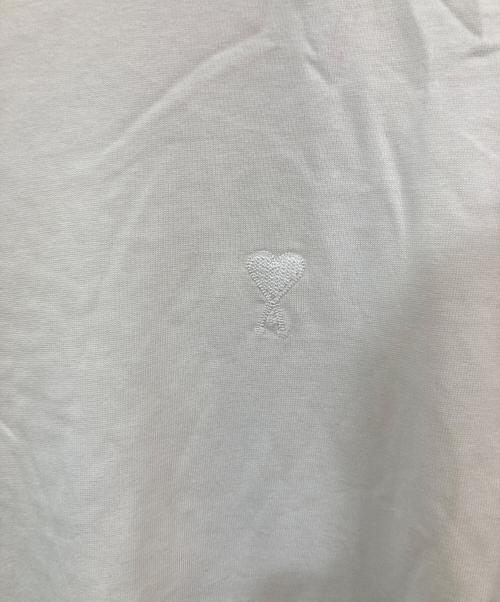 AMI Alexandre Mattiussi（アミアレクサンドルマテュッシ）AMI Alexandre Mattiussi (アミアレクサンドルマテュッシ) ハートロゴTシャツ ホワイト サイズ:XXLの古着・服飾アイテム
