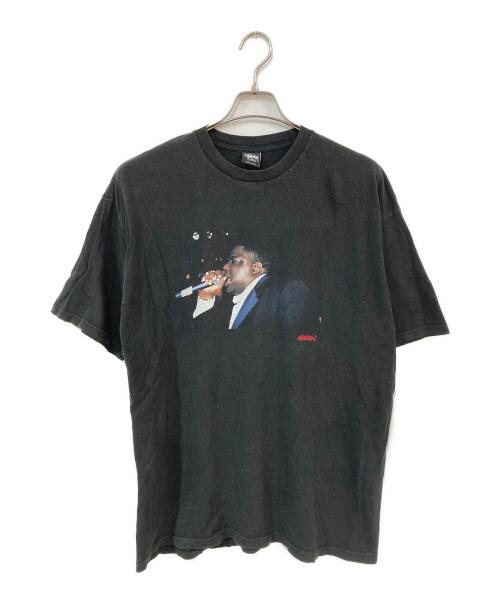 stussy（ステューシー）stussy (ステューシー) 00s NOTORIOUS BIG PHOTO T-SHIRTS ブラック サイズ:XLの古着・服飾アイテム