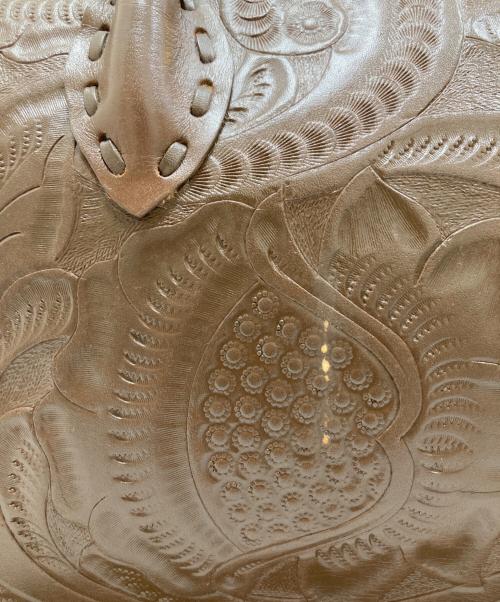 Carving Tribes（カービングトライブス）Carving Tribes (カービングトライブス) ハンドバッグ ブラウンの古着・服飾アイテム