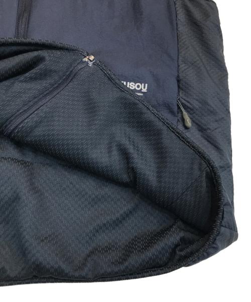 GYAKUSOU（ギャクソウ）GYAKUSOU (ギャクソウ) LIGHTWEIGHT FILL VEST ネイビー サイズ:Mの古着・服飾アイテム