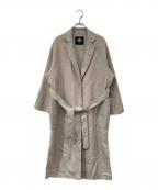 SLOBE IENAスローブ イエナ）の古着「HAMILTON ダブルフェイスウールロングコート」｜ベージュ