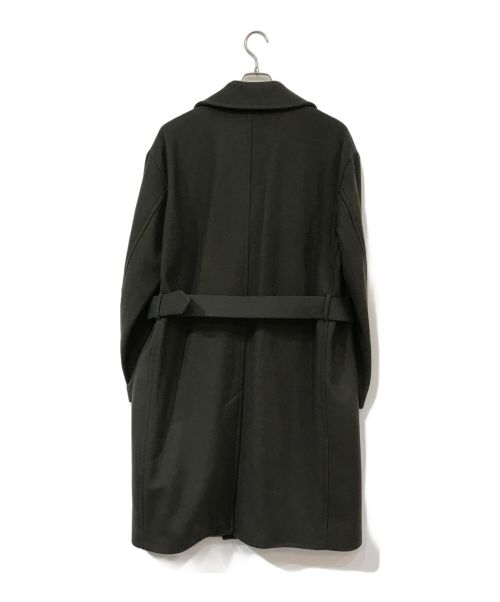 MACKINTOSH（マッキントッシュ）MACKINTOSH (マッキントッシュ) BEAMS F (ビームスエフ) 別注CAWDOR ライトメルトン ロングコート オリーブ サイズ:38の古着・服飾アイテム