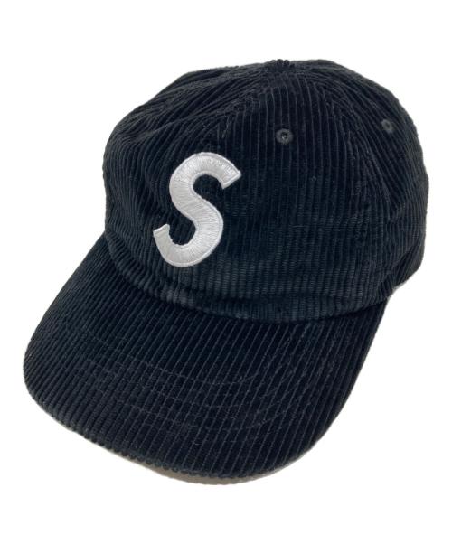 SUPREME（シュプリーム）Supreme (シュプリーム) Sロゴキャップ ブラックの古着・服飾アイテム