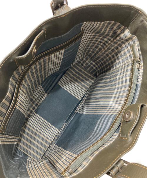 MOTHERHOUSE（マザーハウス）MOTHERHOUSE (マザーハウス) ハンドバッグ オリーブの古着・服飾アイテム