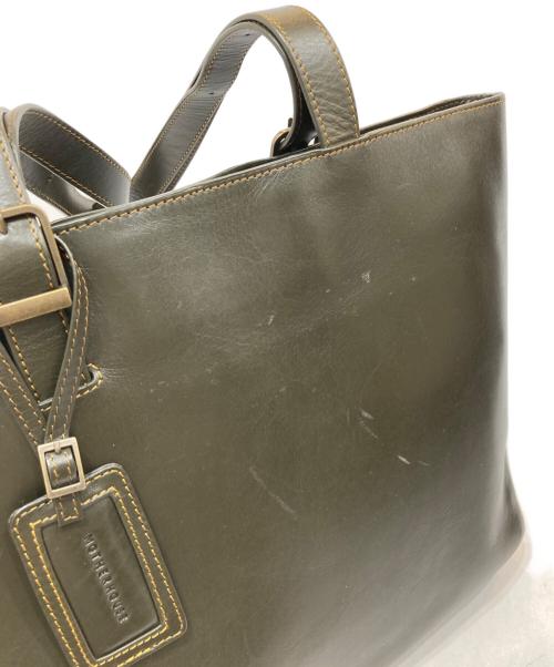 MOTHERHOUSE（マザーハウス）MOTHERHOUSE (マザーハウス) ハンドバッグ オリーブの古着・服飾アイテム