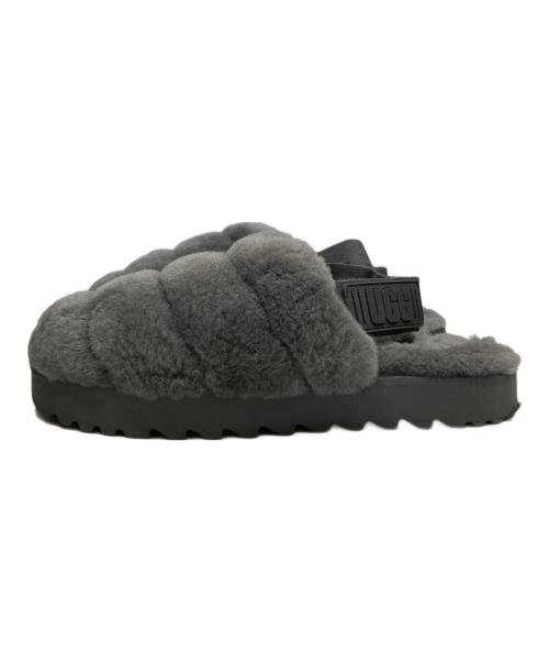 UGG（アグ）UGG (アグ) SUPER FLUFF SLIPPER/スーパーフラフスリッパ グレー サイズ:SIZE 37の古着・服飾アイテム