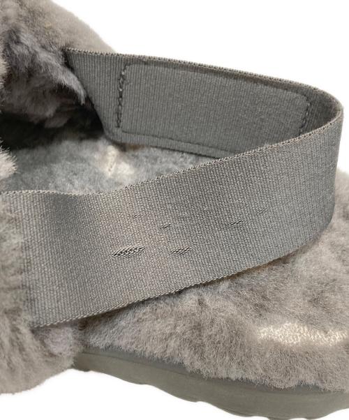 UGG（アグ）UGG (アグ) SUPER FLUFF SLIPPER/スーパーフラフスリッパ グレー サイズ:SIZE 37の古着・服飾アイテム