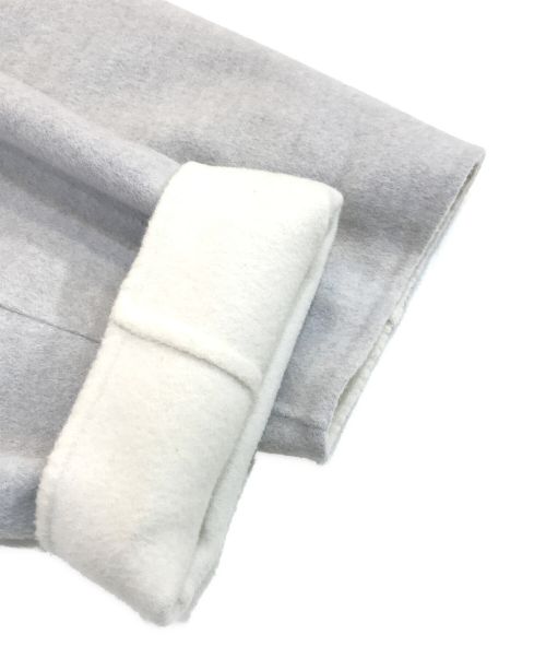 GALERIE VIE（ギャルリーヴィー）GALERIE VIE (ギャルリーヴィー) ウールダブルフェイス ベルテッドショートコート グレー サイズ:36の古着・服飾アイテム