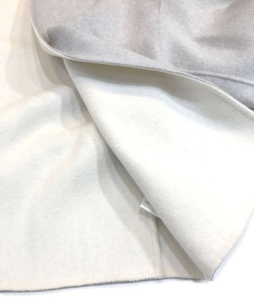 GALERIE VIE（ギャルリーヴィー）GALERIE VIE (ギャルリーヴィー) ウールダブルフェイス ベルテッドショートコート グレー サイズ:36の古着・服飾アイテム